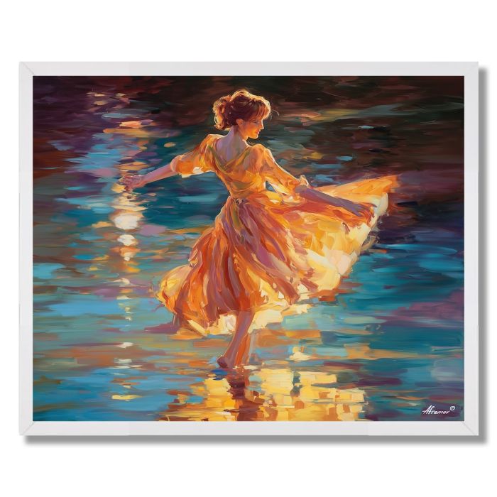DANCING REFLECTIONS - FRAMED