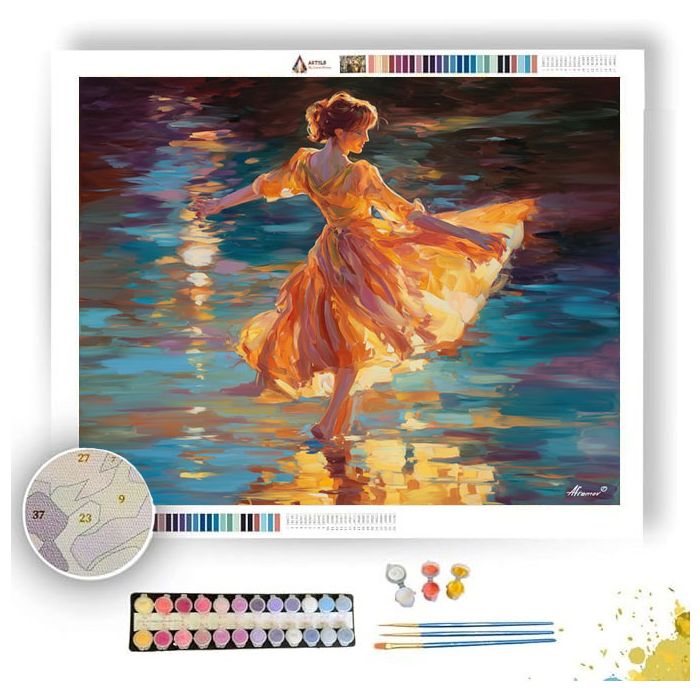 DANCING REFLECTIONS - Paint by Numbers Full Kit
