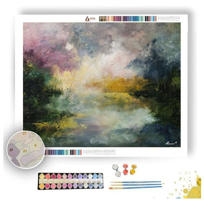 MEMORY IN LIGHT - Paint by Numbers Full Kit