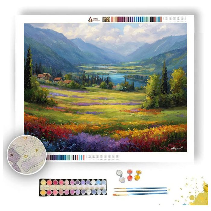 FIELDS OF WONDER - Paint by Numbers Full Kit