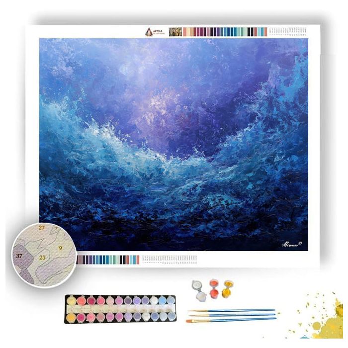 COBALT AWAKENING - Paint by Numbers Full Kit