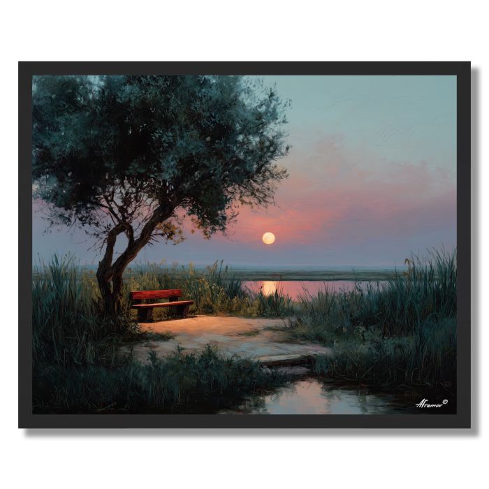 COLOR OF STILLNESS - FRAMED