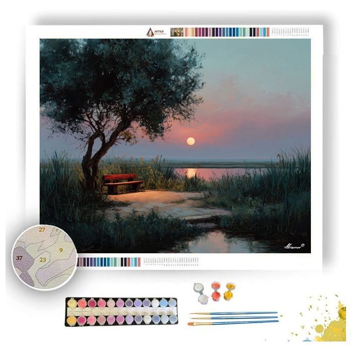 COLOR OF STILLNESS - Paint by Numbers Full Kit