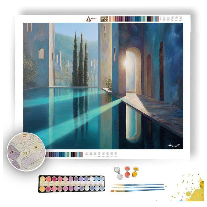 SUNLIT MIRAGE - Paint by Numbers Full Kit
