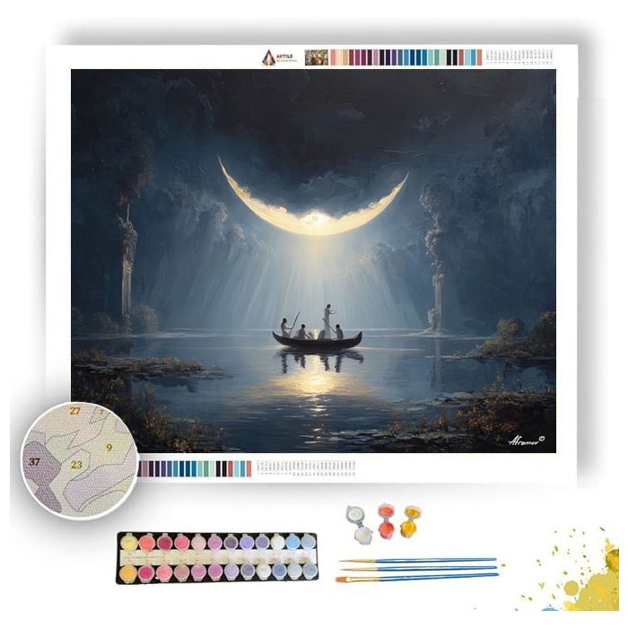 MOONLIT HARMONY - Paint by Numbers Full Kit