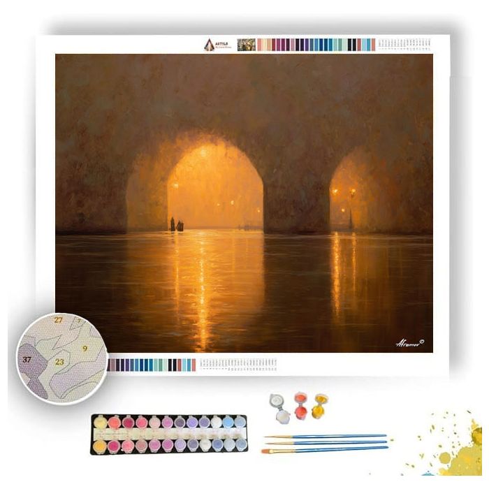 AMBER REFLECTION - Paint by Numbers Full Kit