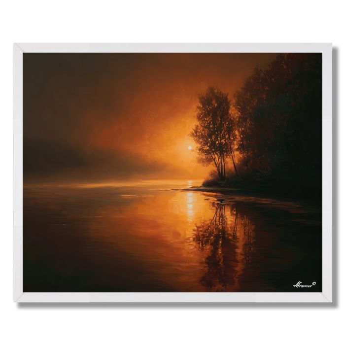 AMBER SOLITUDE - FRAMED