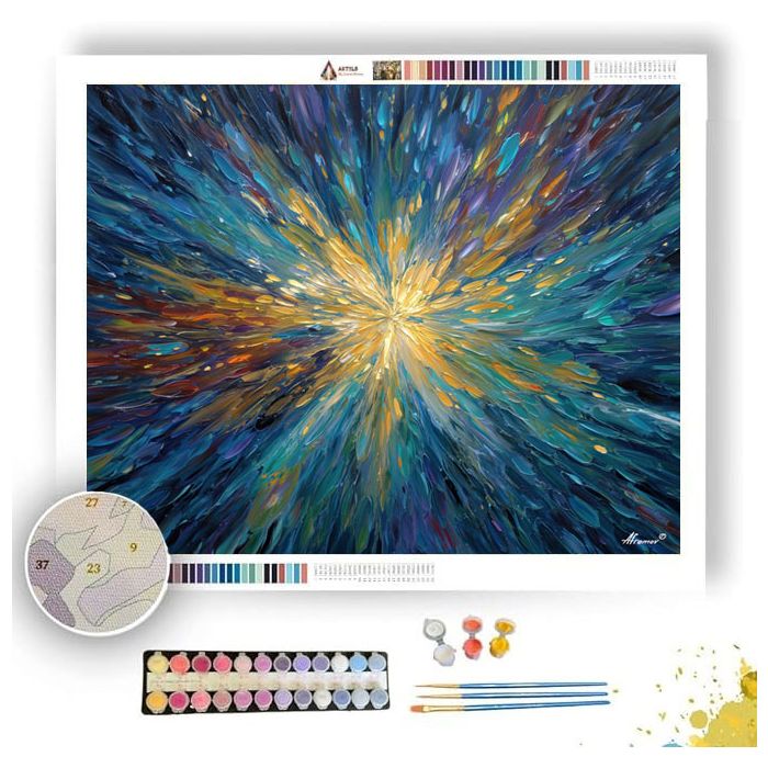 RADIANT MOTION - Paint by Numbers Full Kit