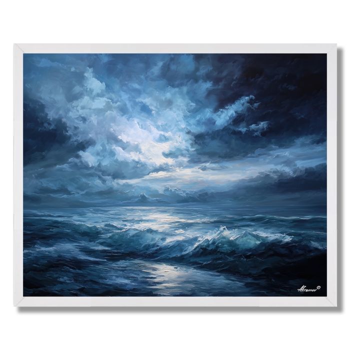 SAPPHIRE VEIL - FRAMED