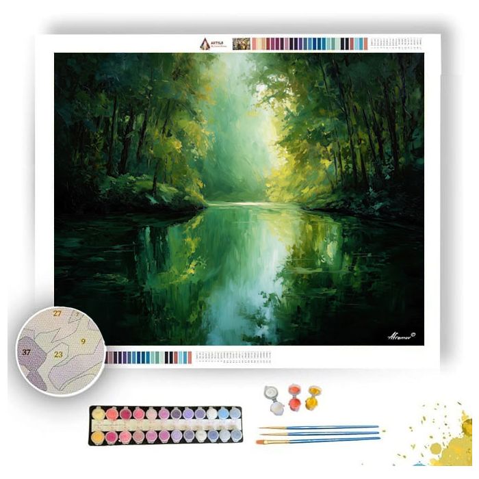 EMERALD RADIANCE - Paint by Numbers Full Kit