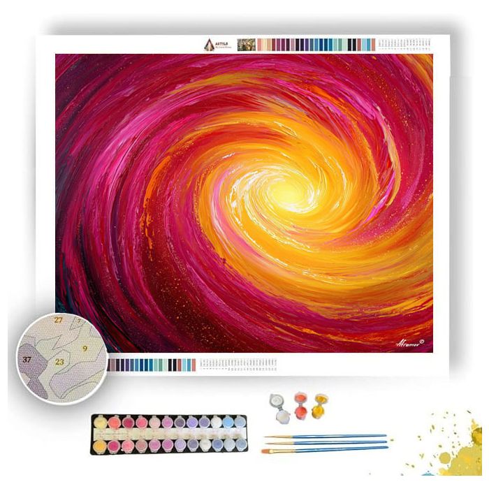 WHIRL OF LIGHT - Paint by Numbers Full Kit