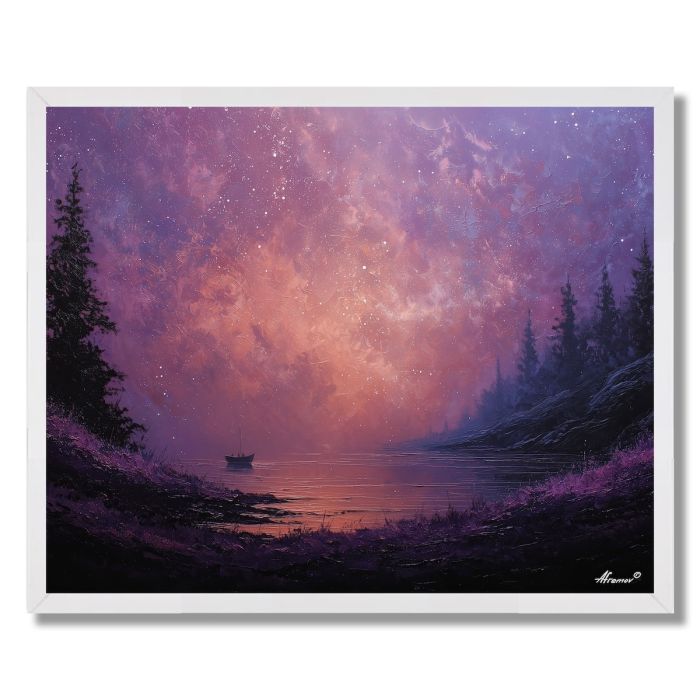 VIOLET SOLITUDE - FRAMED