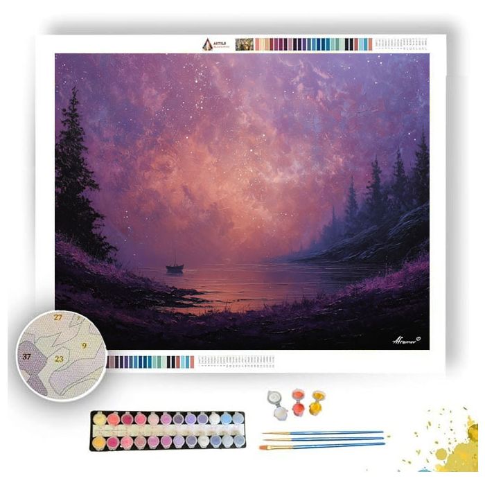 VIOLET SOLITUDE - Paint by Numbers Full Kit