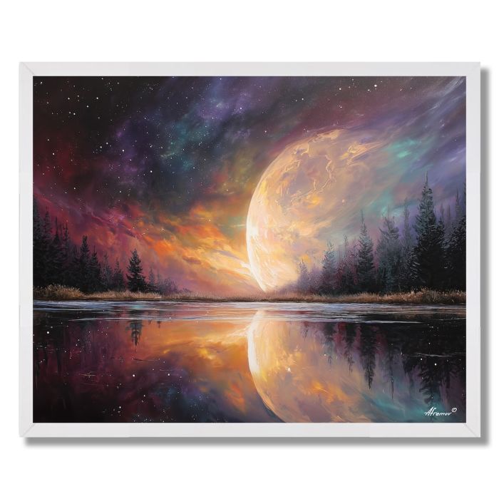 LUNAR REFLECTIONS - FRAMED