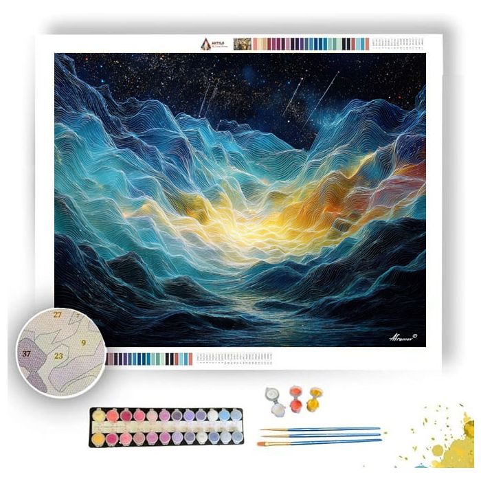 OCEANIC RHYTHM - Paint by Numbers Full Kit