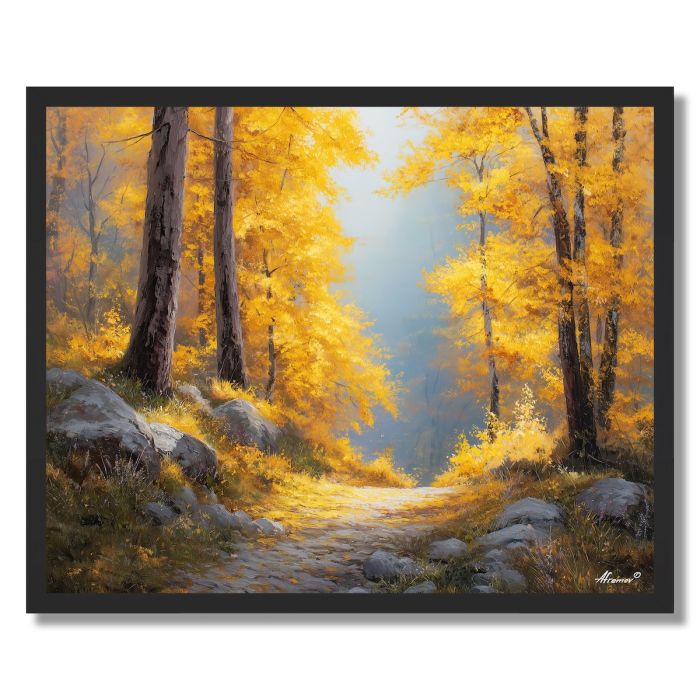 GOLDEN WHISPER - FRAMED