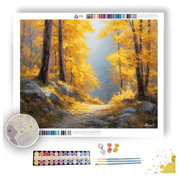GOLDEN WHISPER - Paint by Numbers Full Kit