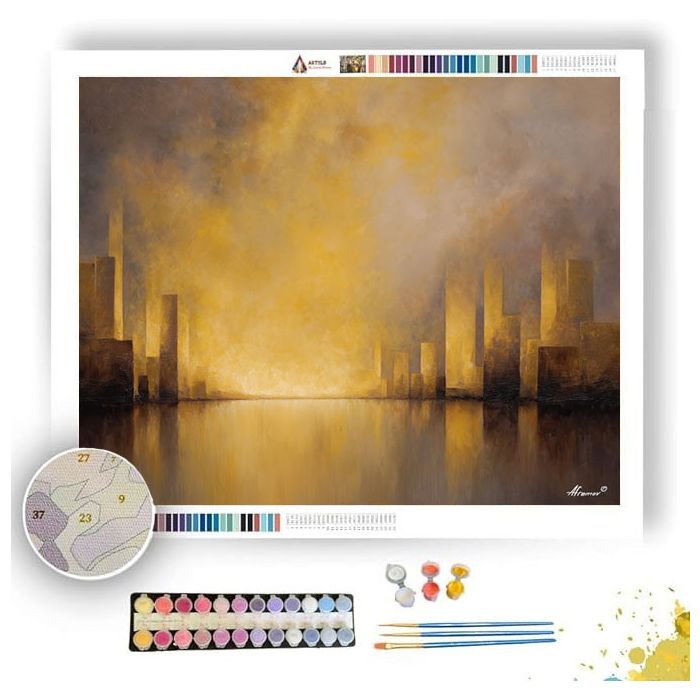 GOLDEN STILLNESS - Paint by Numbers Full Kit