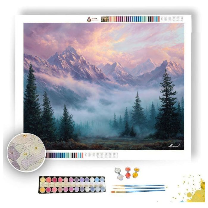 RISING SERENITY - Paint by Numbers Full Kit