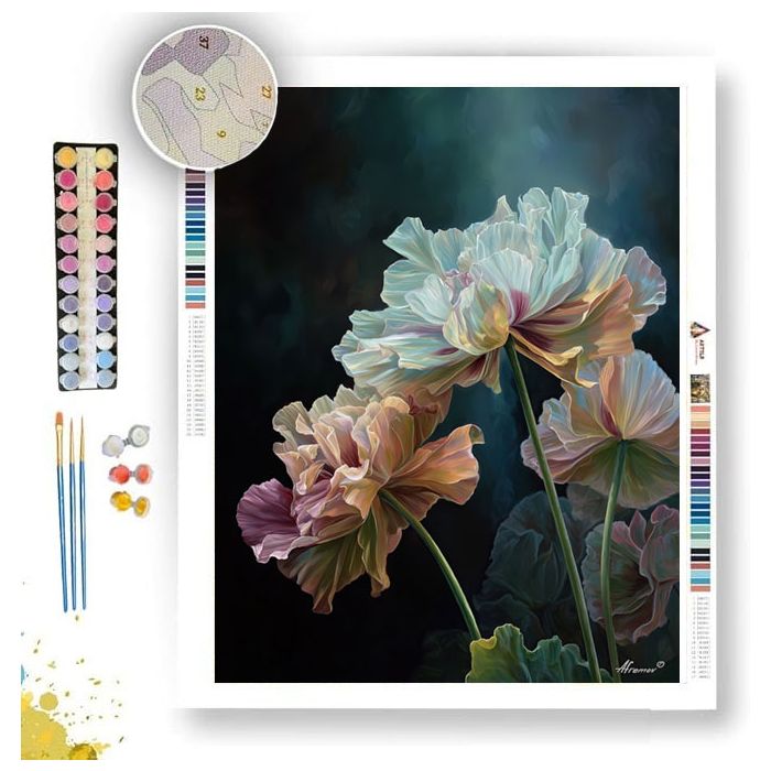 SILENT BLOOM - Paint by Numbers Full Kit