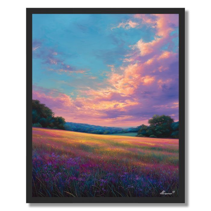 RADIANT FIELDS - FRAMED