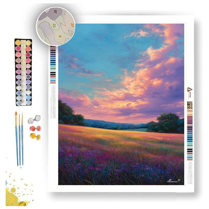 RADIANT FIELDS - Paint by Numbers Full Kit