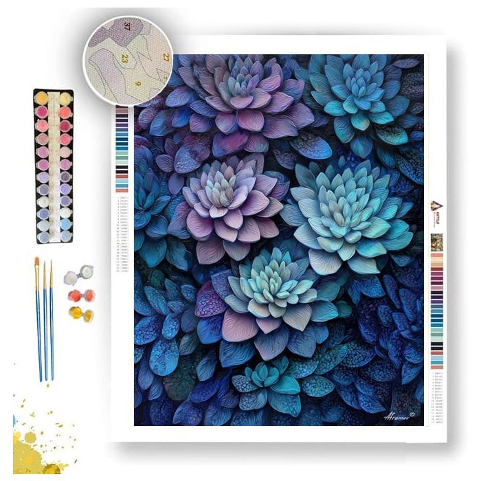 LUNAR BLOSSOM - Paint by Numbers Full Kit