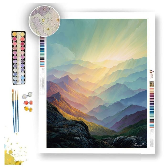 TRANSCENDENT LIGHT - Paint by Numbers Full Kit