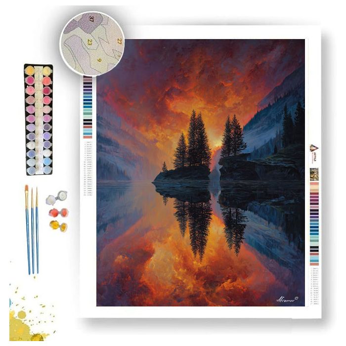 FLOATING MEMORY - Paint by Numbers Full Kit