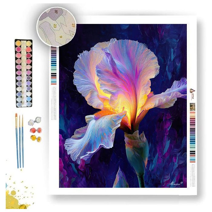 MIDNIGHT BLOSSOM - Paint by Numbers Full Kit
