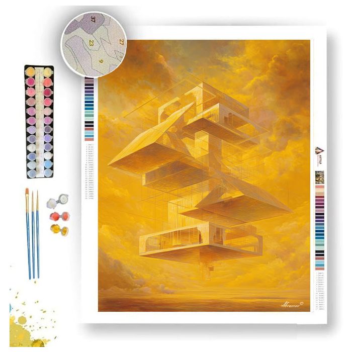 RISING ILLUSION - Paint by Numbers Full Kit