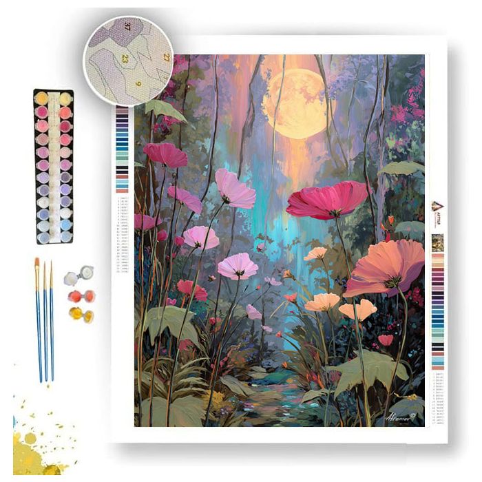 MOONSHADOW GARDEN - Paint by Numbers Full Kit