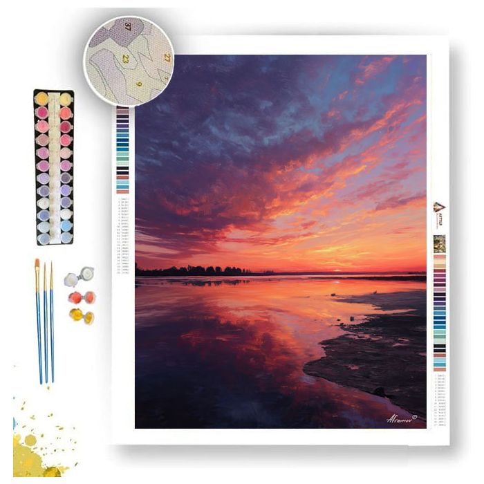 WOVEN DAWN - Paint by Numbers Full Kit