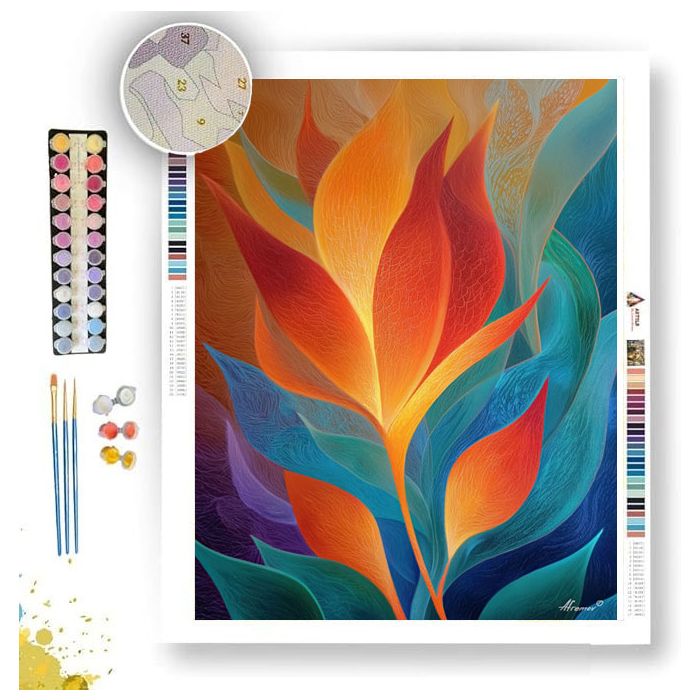 FLAME OF PEACE - Paint by Numbers Full Kit