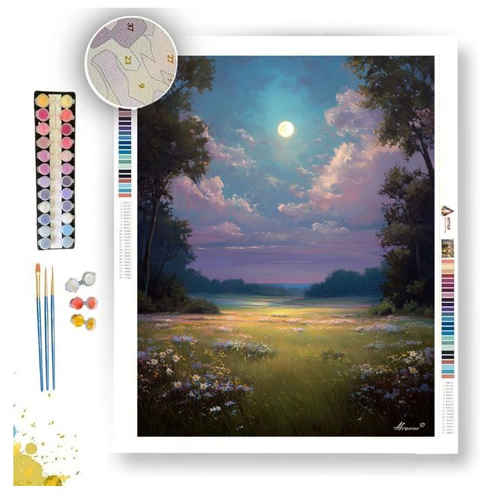 MOONFIELD RADIANCE - Paint by Numbers Full Kit