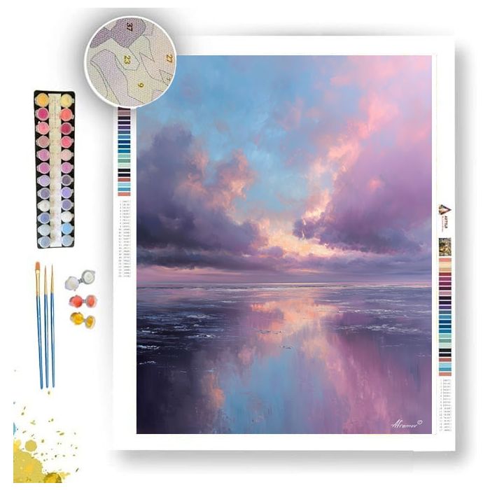 PALE AURORA - Paint by Numbers Full Kit