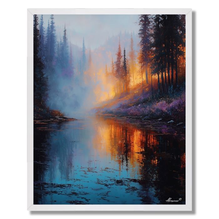 AMBER MEMORY - FRAMED