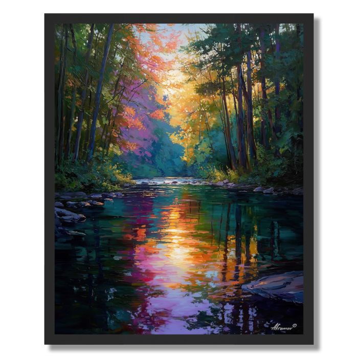 AWAKENING RIVERS - FRAMED