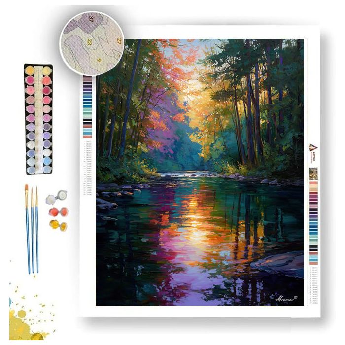 AWAKENING RIVERS - Paint by Numbers Full Kit