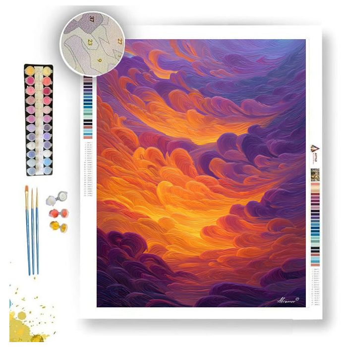 SUNSET RHYTHM - Paint by Numbers Full Kit