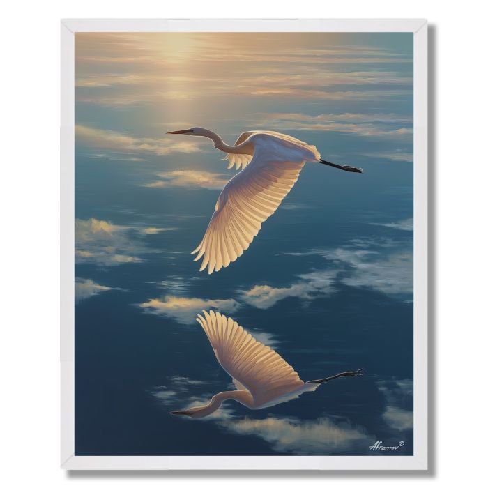 STILLNESS IN FLIGHT - FRAMED