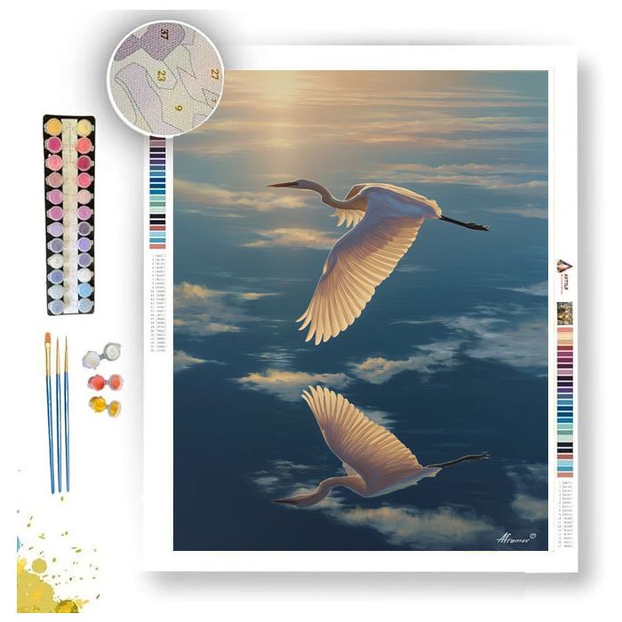 STILLNESS IN FLIGHT - Paint by Numbers Full Kit