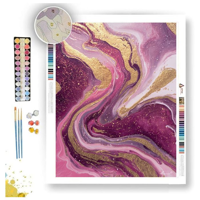 MELTING SUNLIGHT - Paint by Numbers Full Kit
