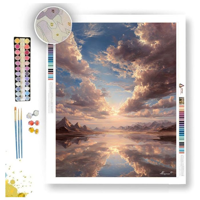 MIRROR SKY - Paint by Numbers Full Kit