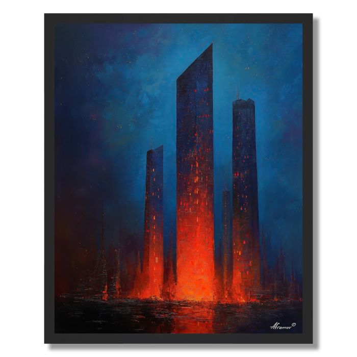 RISING ECHOES - FRAMED