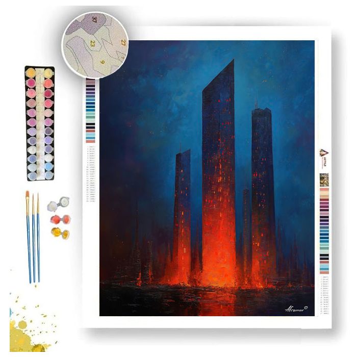 RISING ECHOES - Paint by Numbers Full Kit