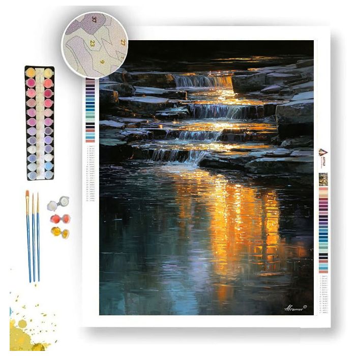 ECHOES OF WATER - Paint by Numbers Full Kit