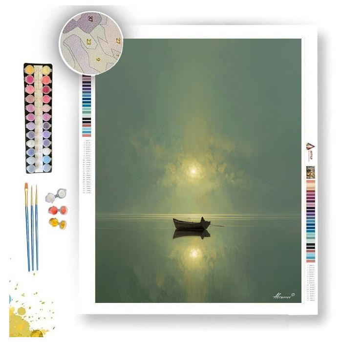 AURORA REFLECTIONS - Paint by Numbers Full Kit