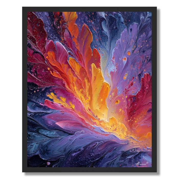 HARMONY IN FLAME - FRAMED