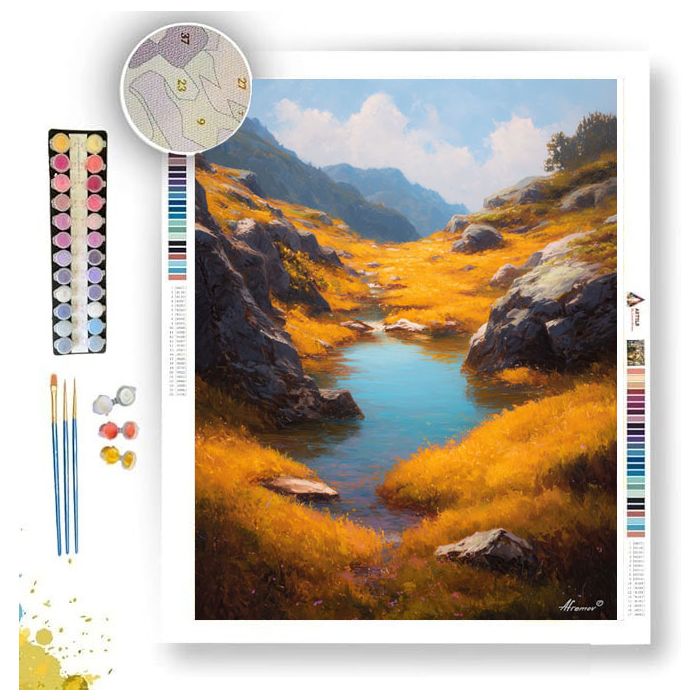 GOLDEN REFUGE - Paint by Numbers Full Kit